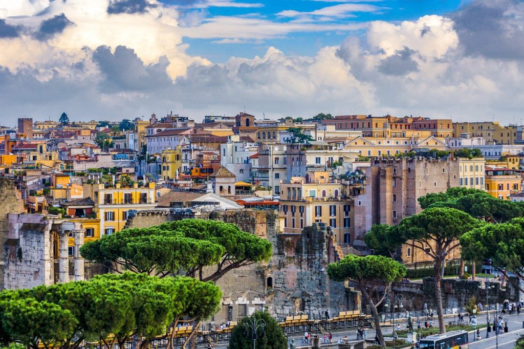 ville romantique de rome, italie en Europe