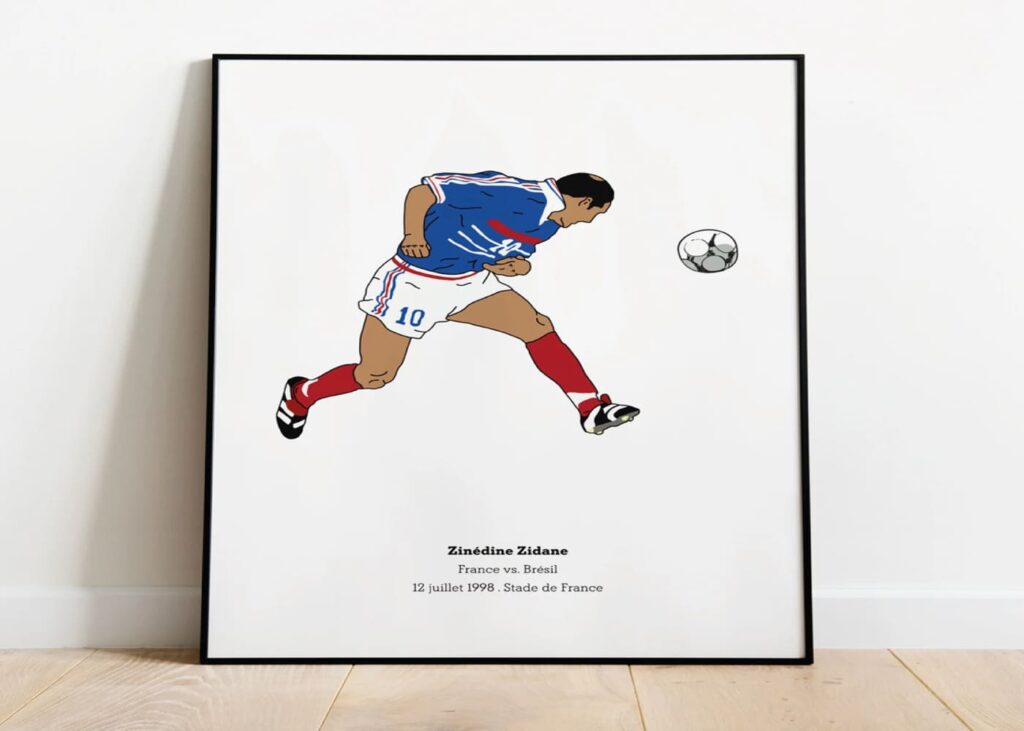 idees-cadeaux-fete-des-peres-papa-fan-de-foot-poster