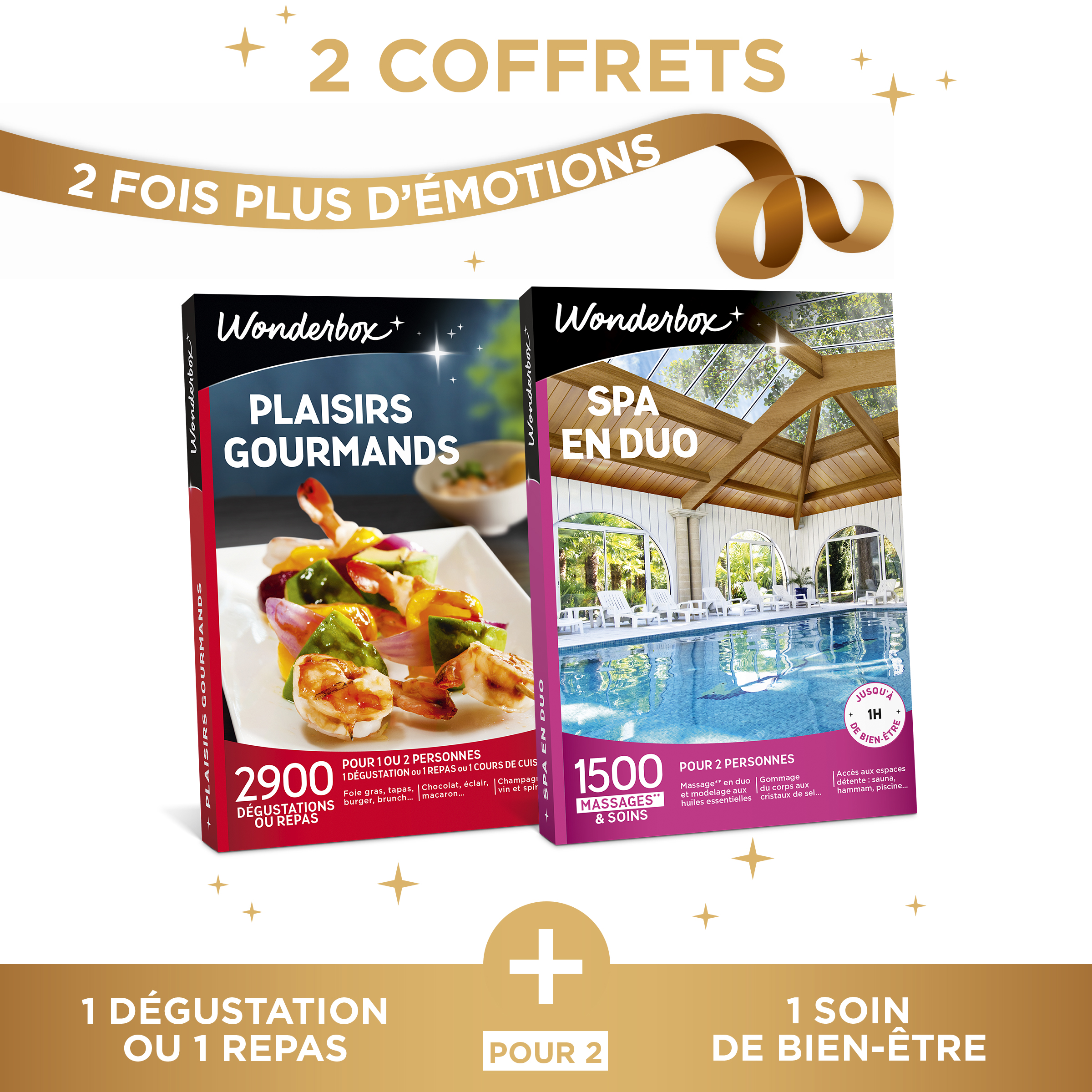 Plaisirs gourmands + Spa en duo