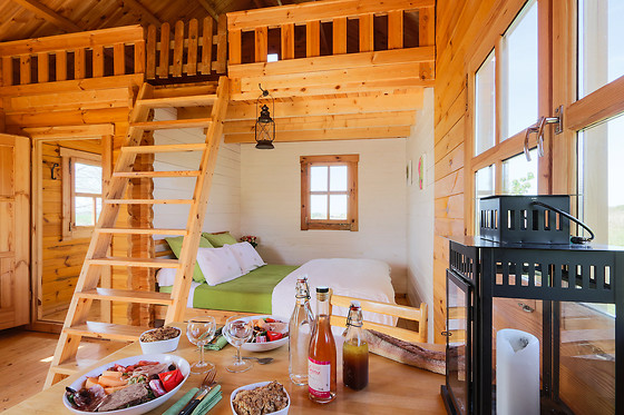 Séjour insolite pour 2 chez Un Air de Cabane à Dénezé-sous-Doué (49)