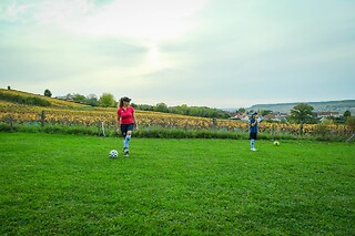 Une partie de FootGolf en famille - FootGolf Parc Lac du Der - Giffaumont-Champaubert (51)