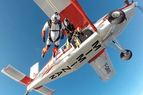Saut en Parachute en tandem à Mimizan (40) - Saut en parachute + Option vidéo