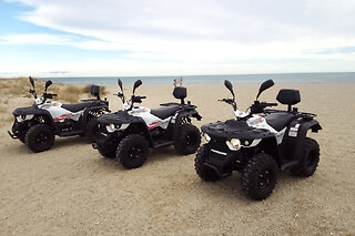 Randonnée libre en quad au Barcarès (66)