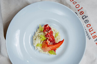 Cours de cuisine "Poissons et crustacés" à l'Ecole Ducasse