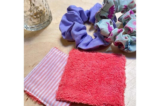 Atelier couture chouchous ou lingettes upcyclé à Lyon (69)
