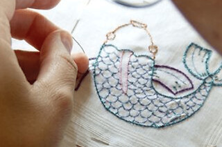 Atelier d'initation à la broderie à l'aiguille à Villandry (37)
