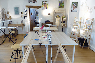 Atelier d'initation à la broderie à l'aiguille à Villandry (37)