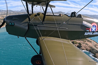 Vol à bord d'un biplan mythique au Castellet (83)  - Vol Côtier Sud - 40 min