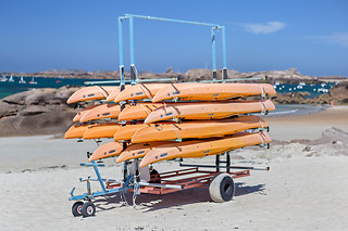 Balade en kayak de plage - Club nautique Trégastel - Trégastel (22)