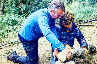 Stage de survie spécial famille proche de Lyon - 1 adulte & 2 enfants