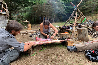 Stage de Bushcraft dans le Parc du Pilat proche de Lyon (42)