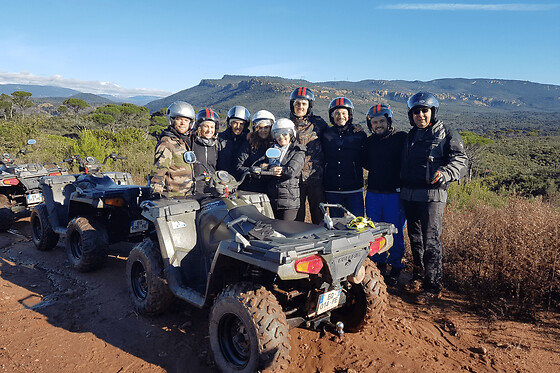 Randonnée Quad proche du Muy dans le Massif des Maures (83)