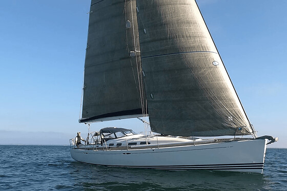 Croisière journée navigation sur un voilier au bassin d'Arcachon