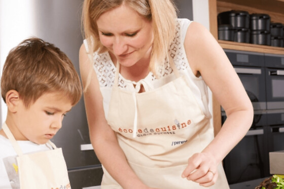 Cours de pâtisserie parent / enfant à l'Ecole Ducasse