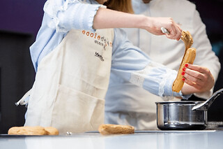 Cours de pâtisserie parent / enfant à l'Ecole Ducasse