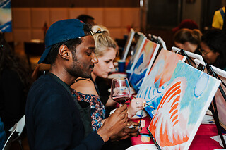 Atelier apéro-peintures pour deux - Happy Paint 11 Moxy Bastille - Paris (75011)