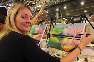 Atelier apéro-peintures pour deux - Happy Paint 11 Moxy Bastille - Paris (75011)