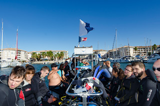 Un stage de plongée - Port Fréjus (83)