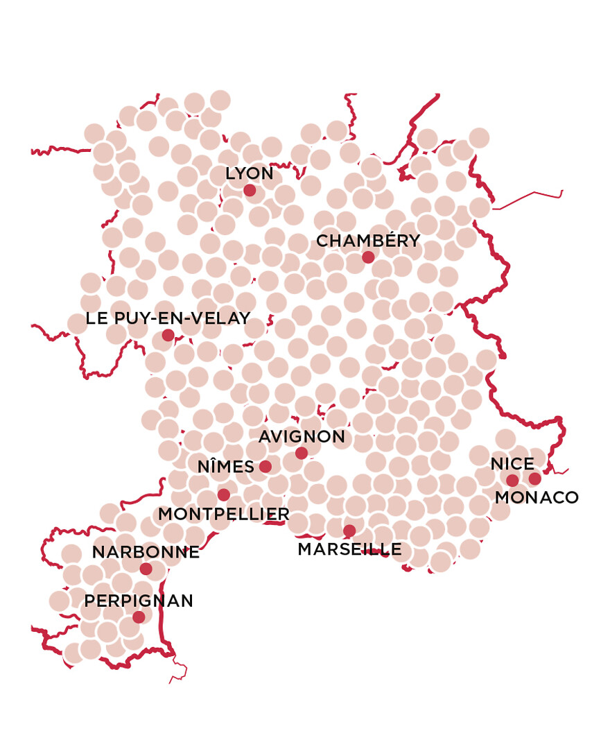 Coups de cœur dans le Sud-Est