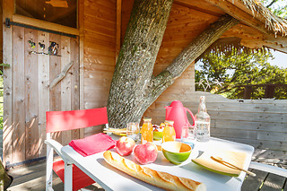 Séjour à 2 dans une cabane au Domaine des Vaulx à La Baconnière (53)