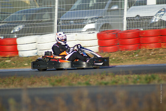 Session de karting sur piste de compétition - Racing Kart du Mans - Montfort-le-Gesnois (72)