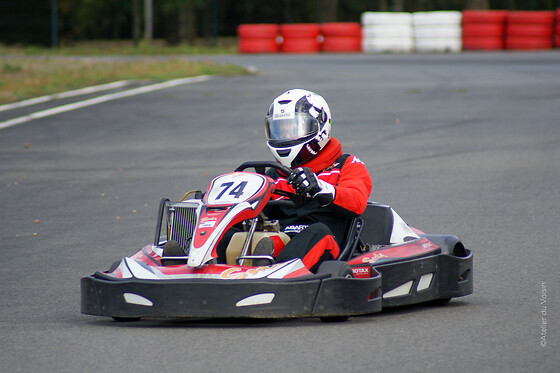 Session de karting sur piste de compétition - Racing Kart du Mans - Montfort-le-Gesnois (72)