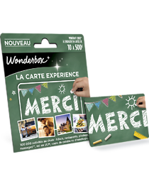 Carte Expérience Merci