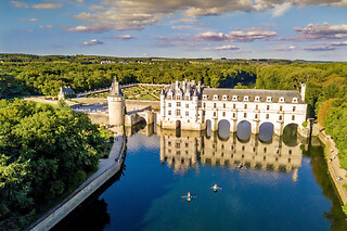Vol en hélicoptère au-dessus de Chenonceau