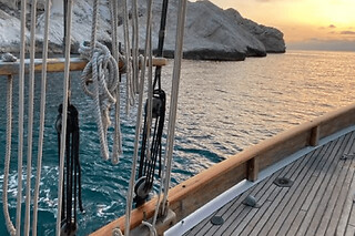Croisière en voilier au coucher du soleil sur Eleanor Mary (13)