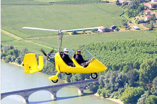 Baptême de l'air en ULM Autogire à Marmande (47) - 45 minutes