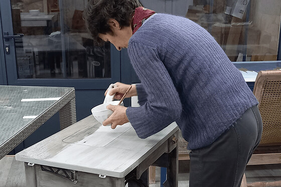 Atelier relooking de meuble en patine à Lacenas (69)