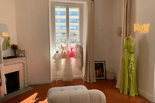 Atelier colorimétrie avec la technique "drapping" à Cannes (06)