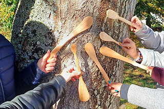 Atelier création de spatule en bois près de Fontainebleau (77)