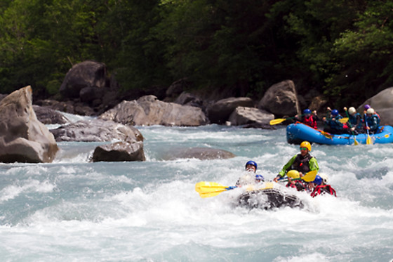 Parcours en rafting - Raft'Ubaye - Méolans-Revel (04)