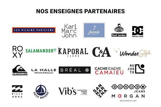 carte cadeau multi-enseignes spéciale boutiques de mode valable dans plus de 2100 enseignes
