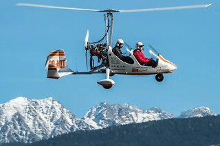 Vol en ULM Autogire au-dessus du Lac de la Thuile (73)