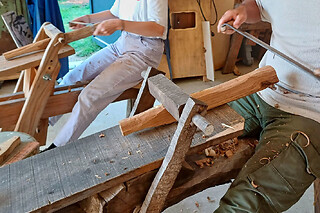 Atelier création de tabouret en bois près de Fontainebleau (77)