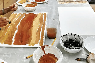 Atelier d'initiation à la peinture aborigène à Paris 12ème