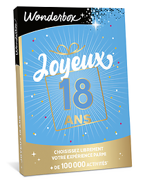 Joyeux anniversaire 18 ans - Bon Cadeau