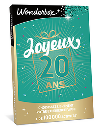 Joyeux anniversaire 20 ans - Bon Cadeau
