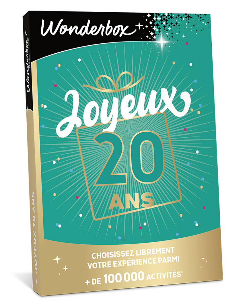 Joyeux anniversaire 20 ans - Bon Cadeau