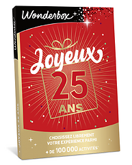 Joyeux anniversaire 25 ans - Bon Cadeau