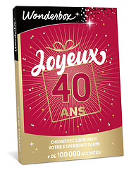 Joyeux anniversaire 40 ans - Bon Cadeau