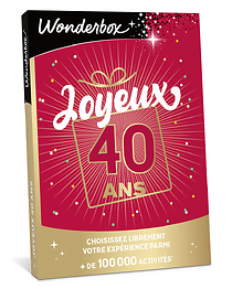 Joyeux anniversaire 40 ans - Bon Cadeau