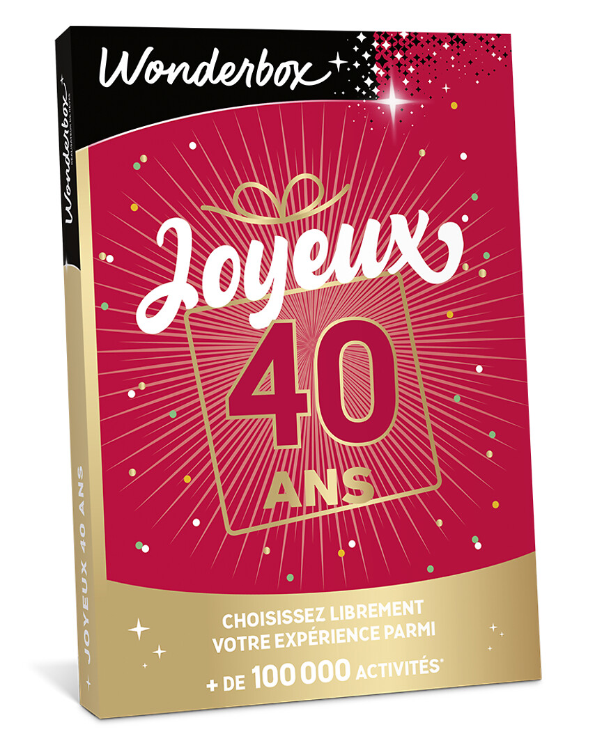 Joyeux anniversaire 40 ans - Bon Cadeau