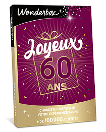 Joyeux anniversaire 60 ans - Bon Cadeau