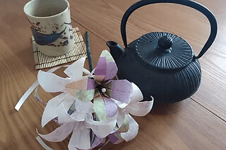 Atelier création de bouquet de fleurs en origami à Metz (57)