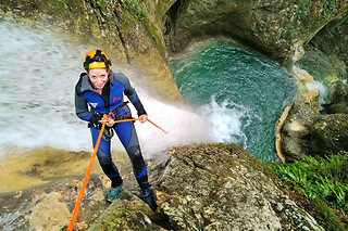 Séance de canyoning pour 1 groupe - Canyon'in - Saint-Gervais (38)