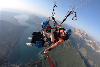 Vol Découverte en parapente au-dessus du lac d'Annecy