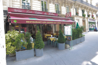 Un repas en duo aux Cèdres du Liban à Paris (75015)